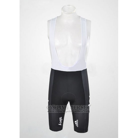 2011 Cycling Jersey Sky Lider White and Sky Blue Short Sleeve and Bib Short